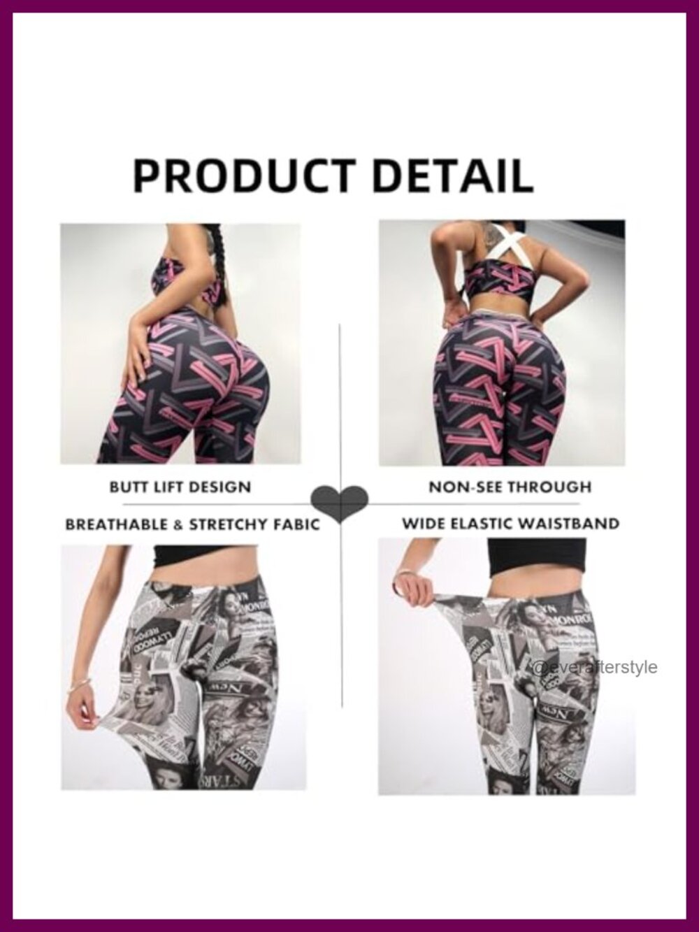High Waist Quick Dry Running Tights Compression Workout Pants - Picture 5 of 5